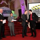 Ocenění 2.místa v kategorii Multimédia přebírá Martin Prorok společně s Vítem Pechancem
